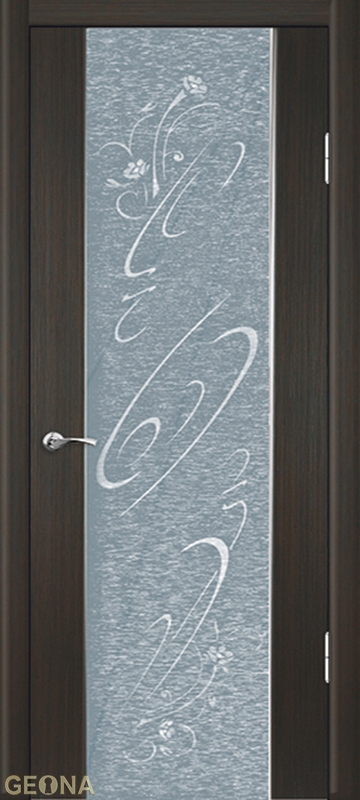 Дверь межкомнатная  Люкс 1 ткань с рисунком