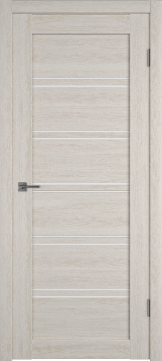 Межкомнатная дверь ATUM PRO 28 SCANSOM OAK WHITE CLOUD (матовое стекло)